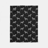 Motif de silhouettes de griffon de pointage à