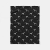Motif de silhouettes de Manchester Terrier