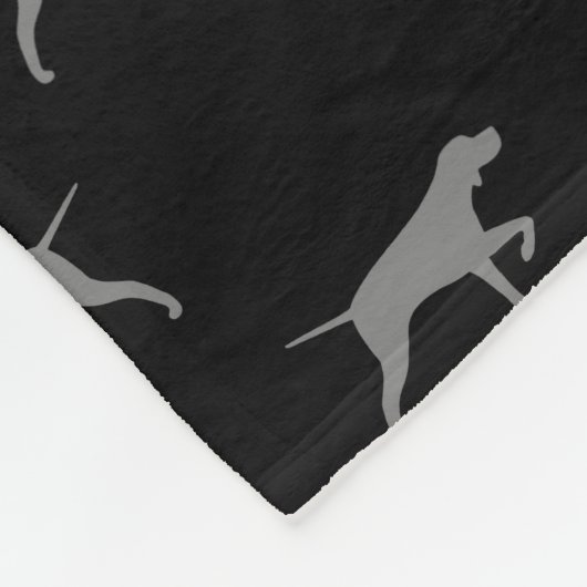 Couverture Polaire Motif de silhouettes d'indicateur (Coin)