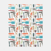 Couverture Polaire Motif de soins capillaires (Devant)