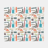 Couverture Polaire Motif de soins capillaires (Devant (Horizontal))