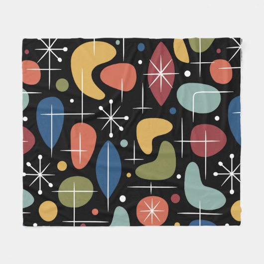 Couverture Polaire Motif de soleil en explosion de style moderne du m (Devant (Horizontal))