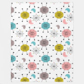 Couverture Polaire Motif de Starburst Retro atomique (Devant)