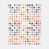 Couverture Polaire Motif de structure moléculaire (Devant)
