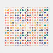 Couverture Polaire Motif de structure moléculaire (Devant (Horizontal))