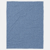 Couverture Polaire Motif DE STYLE BLEU DENIM TEXTURE (Devant)