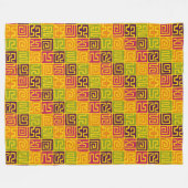 Couverture Polaire Motif de style Kuba 071019 - Colorful (Devant (Horizontal))