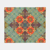 Couverture Polaire Motif de style Talavera (Devant (Horizontal))