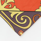 Couverture Polaire Motif de style Talavera (Coin)
