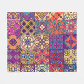Couverture Polaire Motif de style Talavera (Devant (Horizontal))