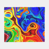 Couverture Polaire Motif de style vif (Devant (Horizontal))
