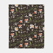Couverture Polaire Motif de surface floral mode printemps    (Devant)