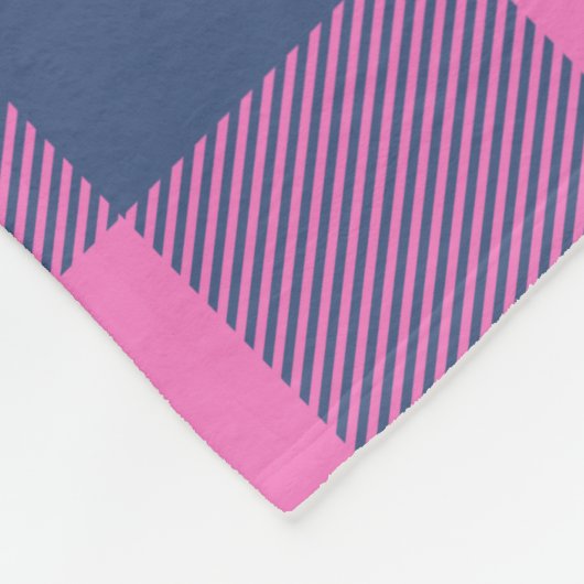 Couverture Polaire Motif de tableau de bord esthétique rétro Nom rose (Coin)