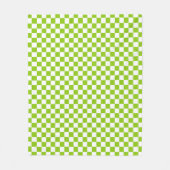 Couverture Polaire Motif de tableau de contrôle rétroactif en Lime Gr (Devant)