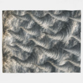 Couverture Polaire Motif de tempête de tornade dramatique (Devant (Horizontal))