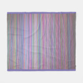 Couverture Polaire Motif de test d'écran de télévision cassé (Devant (Horizontal))