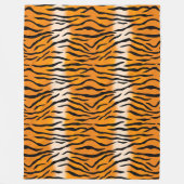 Couverture Polaire Motif de tigre (Devant)