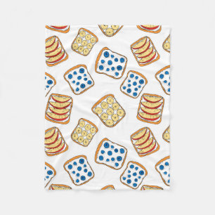 Couverture Polaire Motif de toast