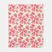 Couverture Polaire Motif de tranches de pastèque (Devant)