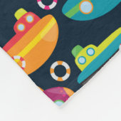 Couverture Polaire Motif de transport d'océan (Coin)