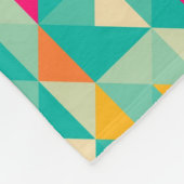 Couverture Polaire Motif de triangles (Coin)