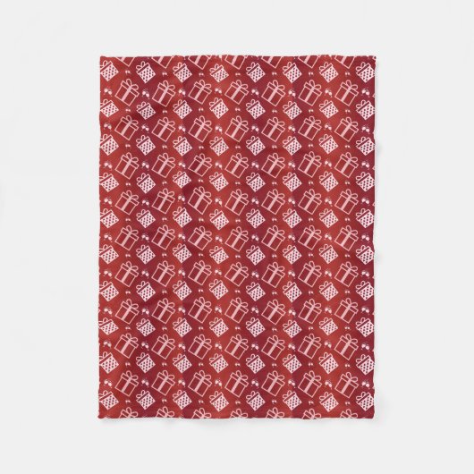 Couverture Polaire motif de vacances de Noël (Devant)