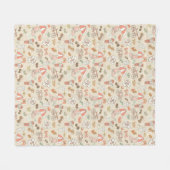 Couverture Polaire Motif de vacances d'été (Devant (Horizontal))