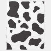 Couverture Polaire Motif de vache (Devant)