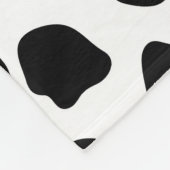 Couverture Polaire Motif de vache (Coin)