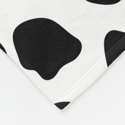 Couverture Polaire Motif de vache (Coin)