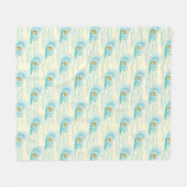 Couverture Polaire Motif de vagues mou (Devant (Horizontal))