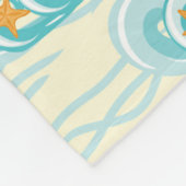 Couverture Polaire Motif de vagues mou (Coin)