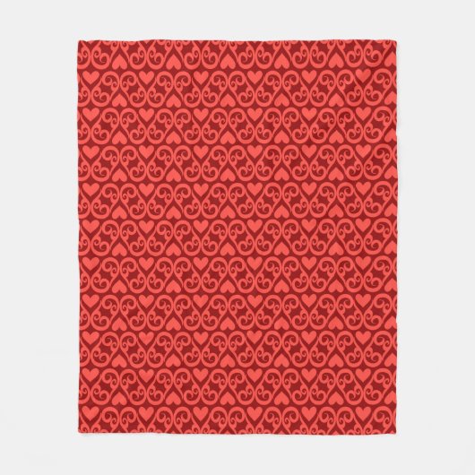 Couverture Polaire Motif de Valentine (Devant)