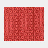 Couverture Polaire Motif de Valentine (Devant (Horizontal))