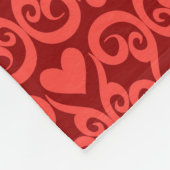 Couverture Polaire Motif de Valentine (Coin)