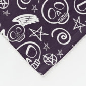 Couverture Polaire Motif de "vaudou" (Coin)