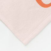 Couverture Polaire Motif de visage joyeux souriant coloré (Coin)