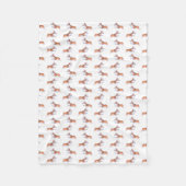 Couverture Polaire Motif de vol Corgi (Devant)