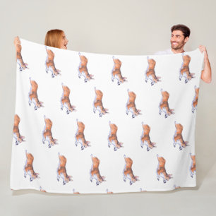 Couverture Polaire Motif de vol Corgi 2