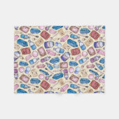 Couverture Polaire Motif de Witchy d'aquarelle (Devant (Horizontal))