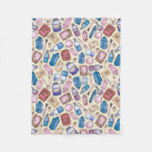 Couverture Polaire Motif de Witchy d'aquarelle (Devant)