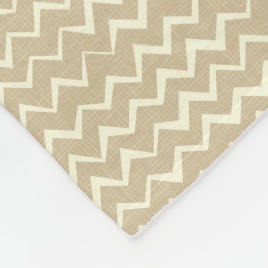 Couverture Polaire Motif de zigzag (Coin)