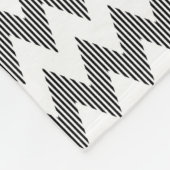 Couverture Polaire Motif de zigzag géométrique (Coin)