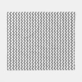 Couverture Polaire Motif de zigzag géométrique 2 (Devant (Horizontal))