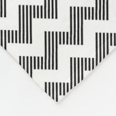 Couverture Polaire Motif de zigzag géométrique 2 (Coin)
