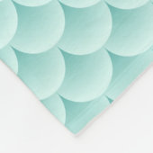 Couverture Polaire Motif d'échelles de poissons (Coin)