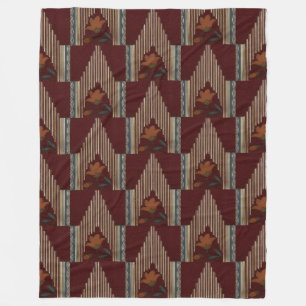 Couverture Polaire Motif Décor Avec Fleur Et Flèche