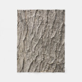 Couverture Polaire Motif d'écorce (Devant)
