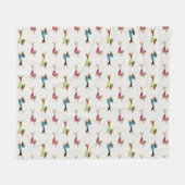 Couverture Polaire Motif délicieux de teckel (Devant (Horizontal))