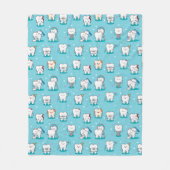 Couverture Polaire Motif dentaire mignon (Devant)